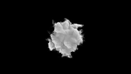 Smoke, steam explosion or puff