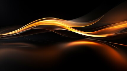 abstract fire flame on dark background with copy space for your text