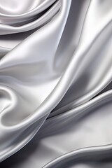 silver satin background - generative ai