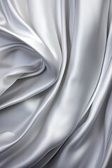 silver satin background - generative ai