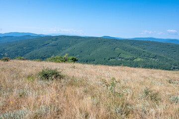 Naklejka premium Summer Landscape of Rudina mountain, Bulgaria