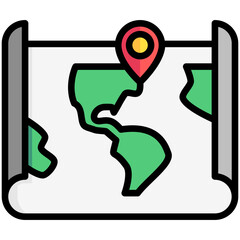 Map icon are typically used in a wide range of applications, including websites, apps, presentations, and documents related to military topics.