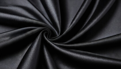 Fototapeta premium Studio macro shot of an luxury black cloth