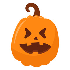 Halloween Pumpkin Icon Vector