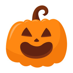 Halloween Pumpkin Icon Vector