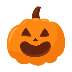 Halloween Pumpkin Icon Vector