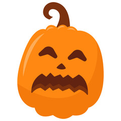 Halloween Pumpkin Icon Vector