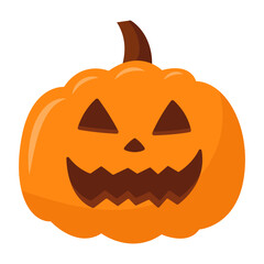 Halloween Pumpkin Icon Vector