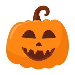 Halloween Pumpkin Icon Vector