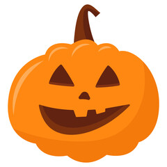 Halloween Pumpkin Icon Vector