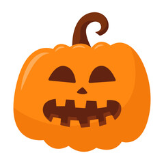 Halloween Pumpkin Icon Vector