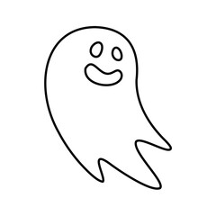 Halloween Ghost Icon Vector
