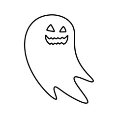 Halloween Ghost Icon Vector