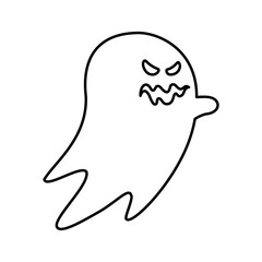 Halloween Ghost Icon Vector