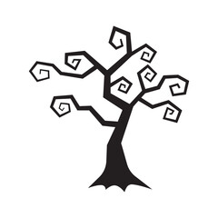 Halloween Tree Vector