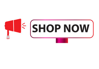 Shop now button with shopping design cart. Shop now. Modern collection for web site. Online shopping. Click here, apply, buttons hand pointer clicking. Web design elements. Vector and illustration.
