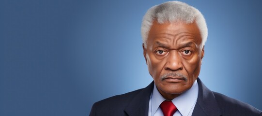 Mature businessman serious face portrait