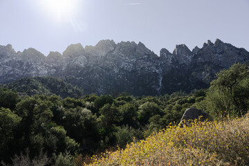 Organ Mountains in Las Cruces, New Mexico
