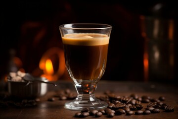 an espresso drink made with. Generative AI