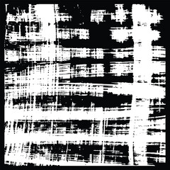 white and black  brush stroke grunge abstract  background illustration vector