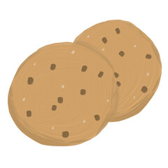 cookies oil paint