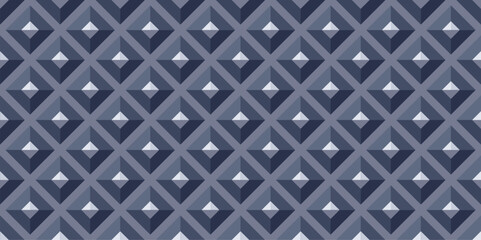 Cool and attractive gray diamond seamless pattern, for decoration, wallpaper, wrapping paper, flooring and fabric