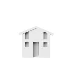 green city background 3d illustration.