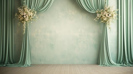 Green Oasis Wedding Ambiance