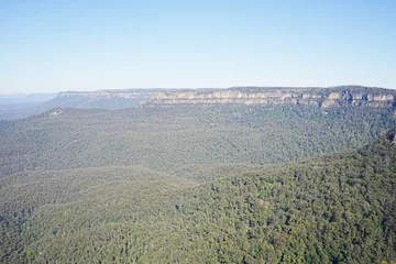 Meubelstickers Three Sisters Blue Mountains National Park in Australia - オーストラリア ブルーマウンテン 国立公園