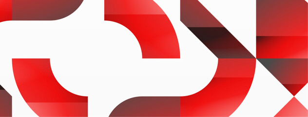 Geometric minimalism with triangles and circles. Blend of basic shapes creating serene, visually pleasing compositions. Wallpaper, banner, background, landing page, wall art, invitation, prints