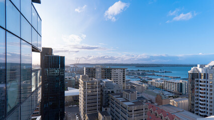 city skyline of Auckland, New Zealand