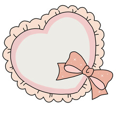 heart with ribbon