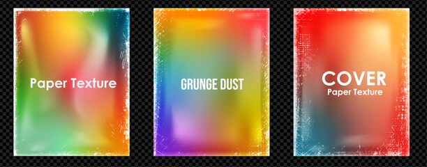 Realistic overlay texture of scratched retro vinyl cover album paper. Dusty and dirty scratch texture filter graphics set. Overlay stamp collection for design, cover, poster, banner, magazine.