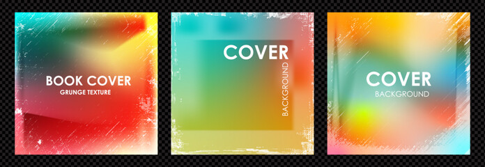 Realistic overlay texture of scratched retro vinyl cover album paper. Dusty and dirty scratch texture filter graphics set. Overlay stamp collection for design, cover, poster, banner, magazine.