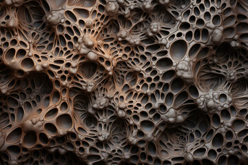 Elemental meitnerium texture, closeup