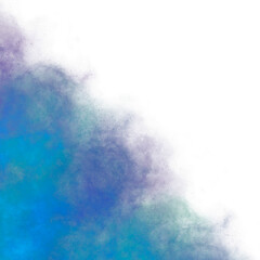 Blue Green Corner Glitter Fog Cosmos
