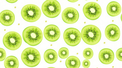 Fototapeta premium Small Kiwifruit, pattern banner wallpaper
