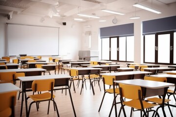 classroom in school