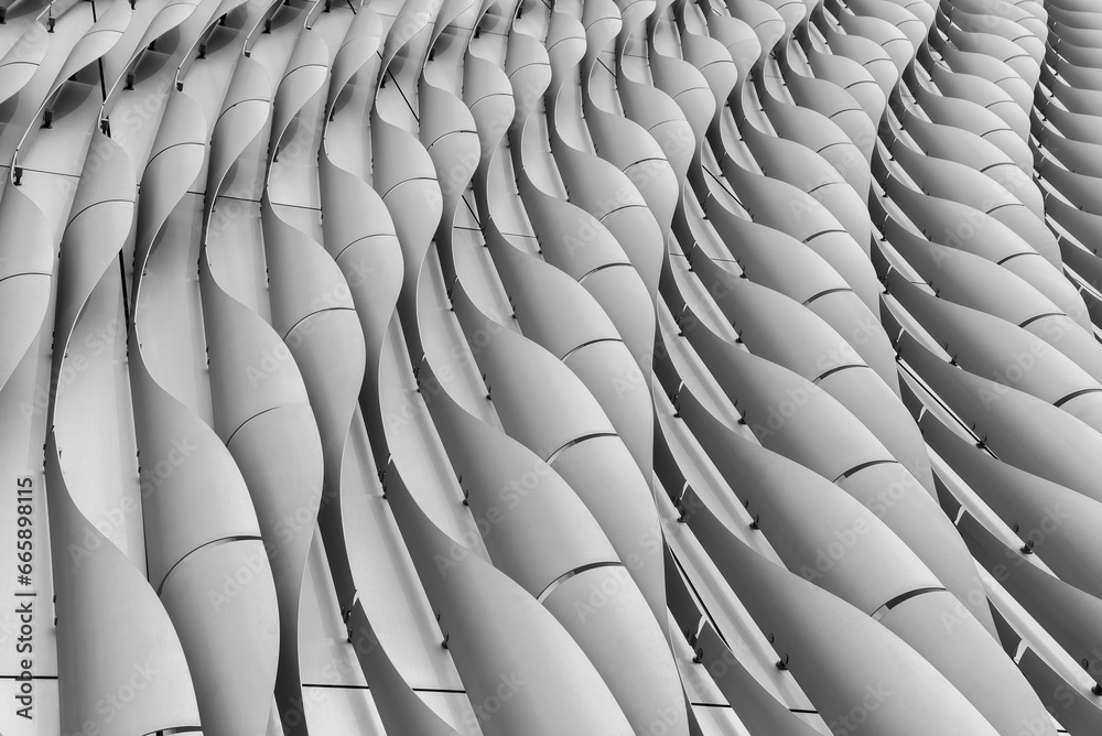 Aufkleber exterior of modern architecture. building abstract background