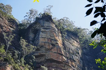 Papier Peint photo Trois sœurs Blue Mountains National Park in Australia - オーストラリア ブルーマウンテン 国立公園