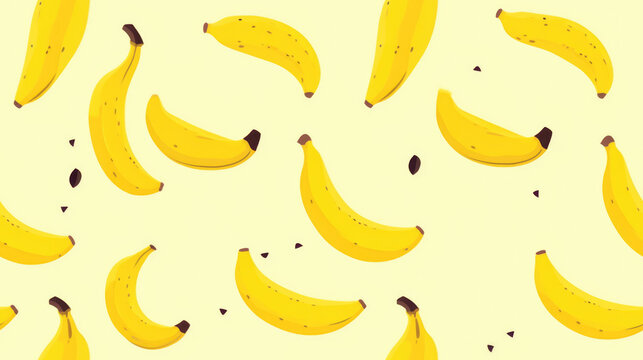 Small Banana,  pattern banner wallpaper