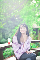 Naklejka premium Nature girl