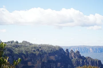 Papier Peint photo Trois sœurs Blue Mountains National Park in Australia - オーストラリア ブルーマウンテン 国立公園