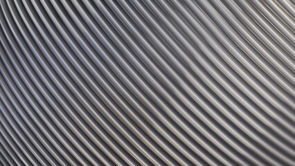 Obraz premium 3D Steel Geometric Spiral Layered Texture Graphics. Shiny Silver Architecture Swirl Background Texture