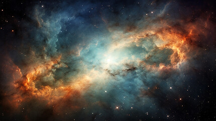 Fototapeta premium Nebula in Deep Space