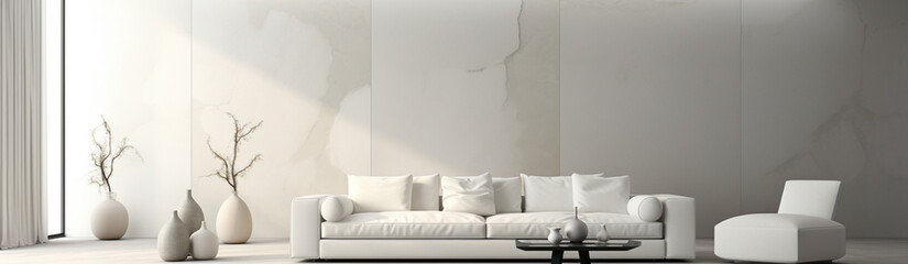 Luxury Living room Website Banner, Website Header Wallpaper