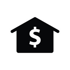 Obraz premium House price vector icon