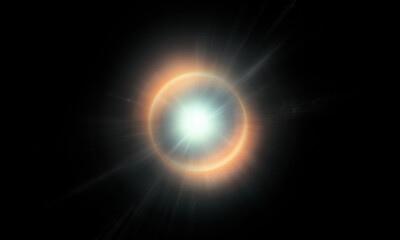 Light effect ray shining sun bright flash Special lens flare	