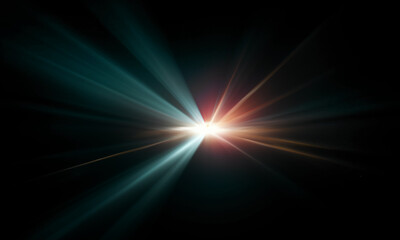Light effect ray shining sun bright flash Special lens flare	