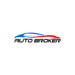 Automotive car broker Logo Template. car illustration logo design template illustration for auto detailing, garage, parking, dealer, broker , service, professional automotive and car logo